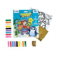 Сияющая фреска "С Новым годом!" Снеговик       2039493