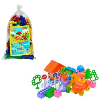 36117 Конструктор Строитель 129 деталь