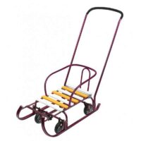 Санки детские "Тимка 6 универсал"(Т6У/А2 амарантовый лак)