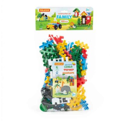 4833 Конструктор "Семья" (120 элементов) (в мешке)