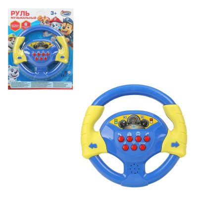 ZY805146-R14 Руль музыкальный свет-звук, блист.30*24*5см