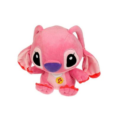 M90024-20 Игрушка мягкая розовый стич 20см озвучен, в пак