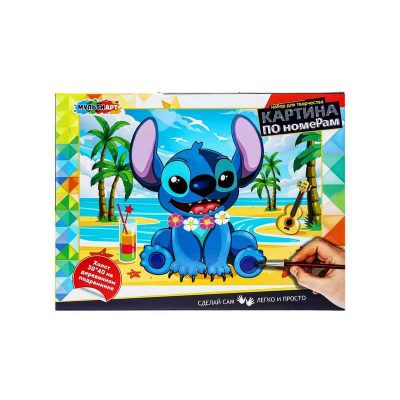 CANV30X40-LIST Холст по номерам 30*40 см островной монстрик