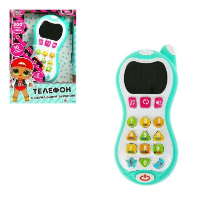 HT1066-R6 Обучающий телефончик ЛОЛ 200 стихов,песен,звуков.кор.бат