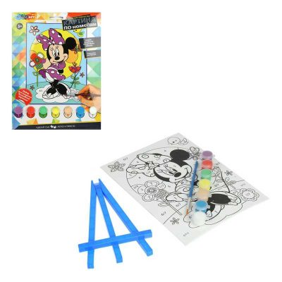 CANV17X23-MIN Раскраска по номерам 17х23см милая мышка