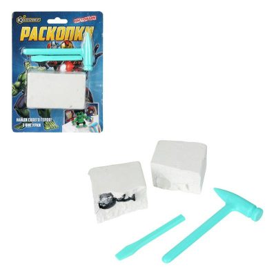 FL-MRVL-01 Набор раскопки супергерои, фигурки 3шт, блистер IQ