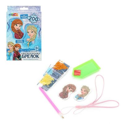 DIAKEYPRINC-126498 Брелоки алмазной мозаикой снежная принцесса