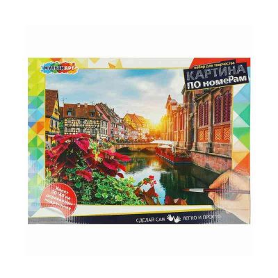 CANV30X40-AZAL Набор для тв-ва картина по номерам (30*40 см) multiart азалии
