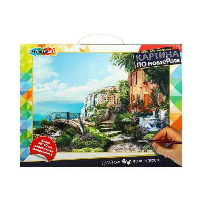 CANV30X40-BRI Картина по номерам 30х40 см мостик