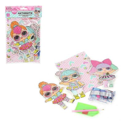 Алмазная мозаика фигурная куколки модницы