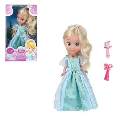 Y25DD-S-SOUND-25 Кукла 25 см озвуч, Золушка, свет. амулет, рук и ноги сгиб