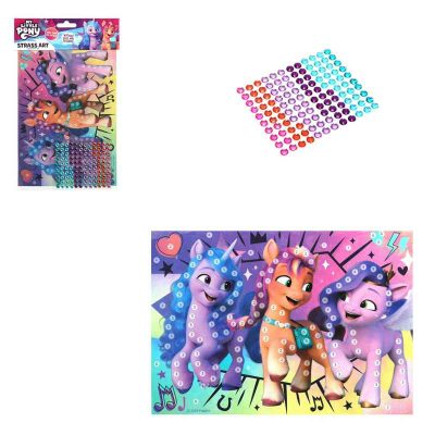 GEMPACK-118942 Аппликация стразами 15*21 в пак Мой маленький Пони
