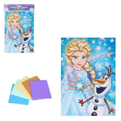 EVAGEO-112381 Геометрическая мозаика из эва 21х30 см снежная принцесса