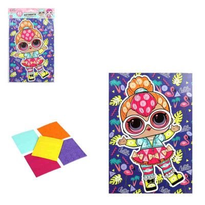 EVAGEO-112379 Геометрическая мозаика из эва 21х30 см стильные девчонки