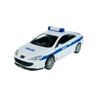 42368PB-D Машина металл 4.75" peugeot 207 ПОЛИЦИЯ АКЦИЯ!!!!!!