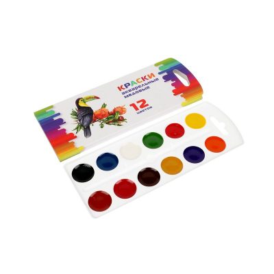 231-094 Акварель 12цв. ClipStudio без кисти, в картонной упаковке