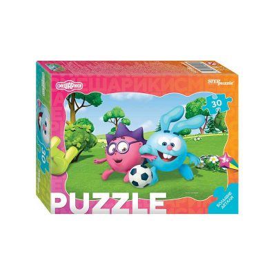 64006 Контурный МАКСИ пазл 30 эл. "Смешарики" (Мармелад Медиа)