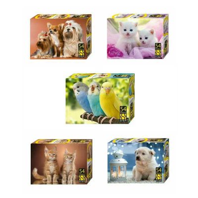 71055 Мозаика "puzzle" 54 "Домашние питомцы"