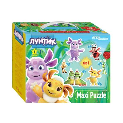 68000 Мозаика "puzzle" 6в1 "Лунтик" (Мельница)