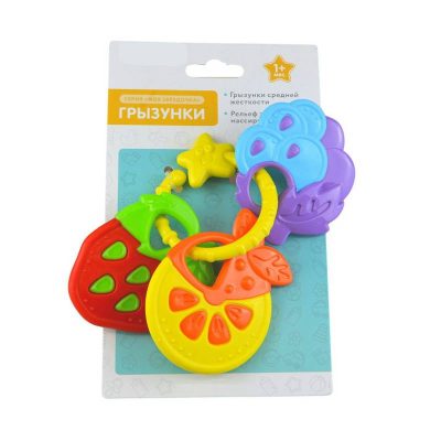 765нп Грызунки (фрукты 3 шт. в ассорт. на картонке)/боксы