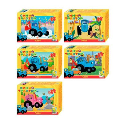 71217 Пазл 54 "Синий трактор" (Биг Папа)