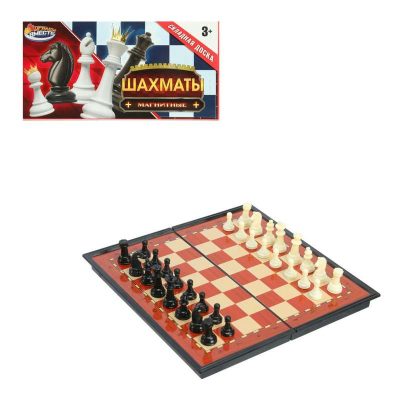 B1877583-R  Шахматы магнитные 19,5*3,2*10см