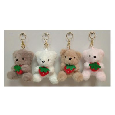 2025-24 Мишка брелок с ягодой