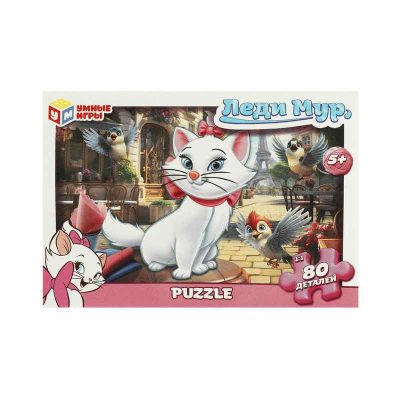 Леди Мур. Пазлы классические в коробке. 80 дет