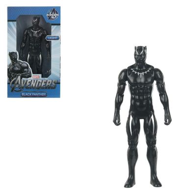 B2376656-R Фигурка черная пантера, свет