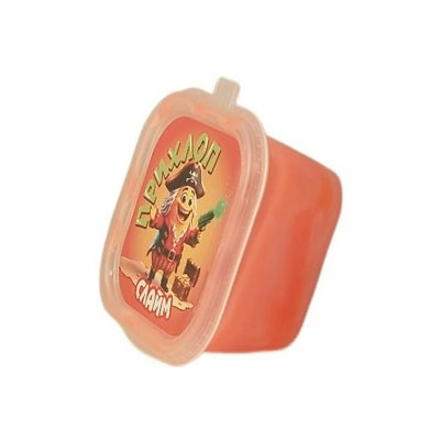 Слайм "Прихлоп"  перлам оранжевый 50гр