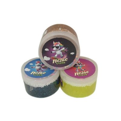 Слайм Прихлоп Пегас блестки Шарм 250гр ассорти