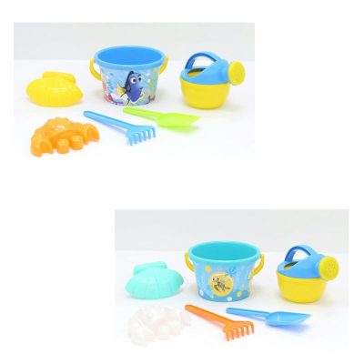 66947 Набор Disney/Pixar «В поисках Немо» №8: ведро среднее с наклейкой, лопатка, грабельки, формочк