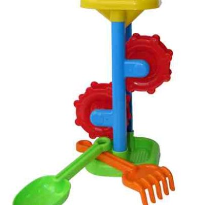 35097 Набор №281: песочная мельница, h=308 мм + совок №7, грабельки №7