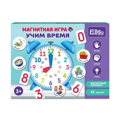 ET05-059 Магнитная игра "Учим время"