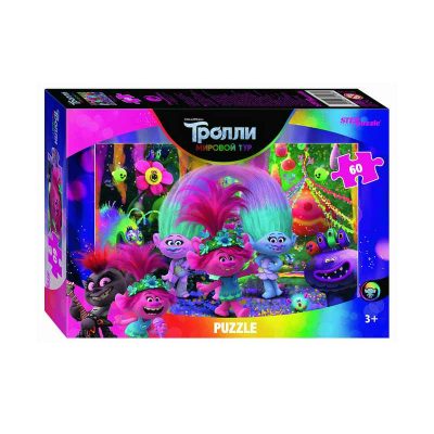 81193 Мозаика "puzzle" 60 "Trolls - 2" (DreamWorks)