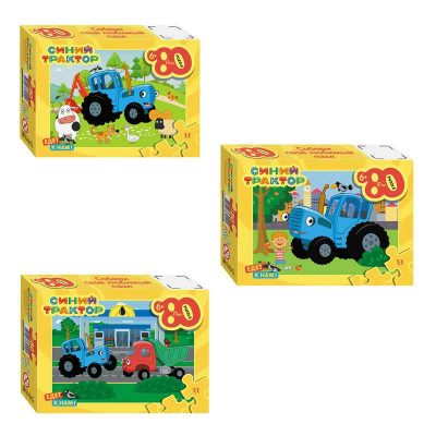 62029 Пазл mini 80 эл. "Синий трактор" (Биг Папа)